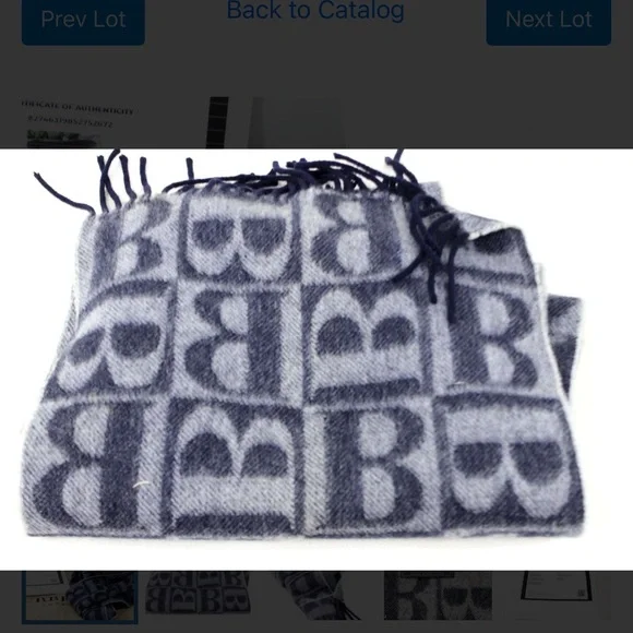 Authentic Burberrys of London Cashmere Scarf with Dust Bag. Includes a COA